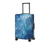 KHiry Luggage Cover for Travel Elastic Suitcase Cover Abstract color Blue Luggage Covers Luggages Protector for Adult Anti-Scratch Luggages Decorative Cover for Travel, Black, M
