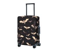 KHiry Luggage Cover for Travel Elastic Suitcase Cover Halloween Flying Bats Luggage Covers Luggages Protector for Adult Anti-Scratch Luggages Decorative Cover for Travel, Black, XL