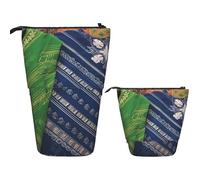 KHiry Telescopic Pencil Case Stationery Case For Office Patai Local Clothing Standing Pencil Bag Pop Up Pencil Holder Pen Holder For Holiday Gift Stand-Up Organizer Retractable Pencil Pouch