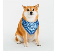 KHiry Triangle Dog Bandanas Soft Cotton Adjustable Dog Scarves Abstract Tie Dye Puppy Cat Scarfs for Small Large Breeds