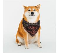 KHiry Triangle Dog Bandanas Soft Cotton Adjustable Dog Scarves Horror Style Pictures Puppy Cat Scarfs for Small Large Breeds