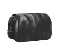 Khkbnb Black and white panda Big Capacity Pencil Case,Pencil Pouch, Stationery Organizer, Cosmetic Bag,Office Supplies