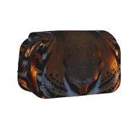 Khkbnb The anger of the tiger Big Capacity Pencil Case,Pencil Pouch, Stationery Organizer, Cosmetic Bag,Office Supplies