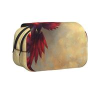 Khkbnb The red eagle Big Capacity Pencil Case,Pencil Pouch, Stationery Organizer, Cosmetic Bag,Office Supplies