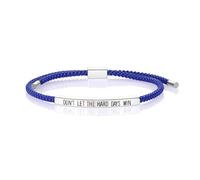 KHKINDPRO Dont Let The Hard Days Win Bracelet for Women Men, Handmade Braided Adjustable Wrap Stainless Steel To My Daughter/Best Friend Inspirational Gifts Ladies Jewelry, Adjustable from 3 to 9