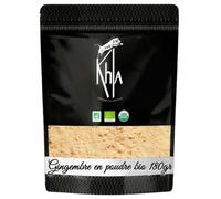 KHLA - Ginger Powder - Organically Produced and Fair Trade - 180g Bag