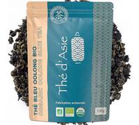 Khla - Organic Blue Oolong Tea 100g - Blue Tea - Wulong Loose Leaf - China Origin - Herbal & Infusion
