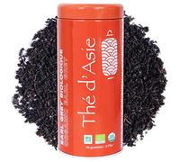 Khla - Organic Earl Grey Tea - Metal Box 90g - English Black Tea - Bergamot Citrus - Loose Leaf- Asian Tea - Origin Sri Lanka - Herbal Tea & Infusion