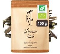 Khla - Organic Licorice Sticks 100 g - For Infusing or Chewing - Herbal Tea & Infusion - Cooking & Baking - Naturally Sweet & Woody - Fresh Breath - Liquorice Roots - Origin Egypt
