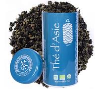 Khla - Organic Oolong Tea Metal Tin 90g - Loose Leaf - Chinese Blue Tea - Wulong Tea - Asian Tea - China Origin - Herbal Tea & Infusion