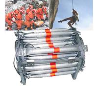 KHLMSRXJ Emergency Fire Escape Ladder, Safety Rope Window Ladder for Kids And Adults 3/4/6 Storey Weight Capacity Up to 420kg for Fast to Deploy in Fire, with Hooks Escape,26FT/8M