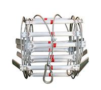 KHLMSRXJ Emergency Ladders,Fire Ladders,Fire Escape Ladder,Emergency Fire Escape Ladders, Aluminum Alloy Rescue Ladders, Portable Safety Ladder Fire-Proof Anti-Skid Ladder,30m/98.42ft
