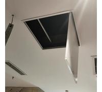 KHLMSRXJ Metal Ceiling Hatch Access Panel, Lockable Attic Door Inspection Cover Plate, Decorative Electric Meter Box Door/Shower Valve Service Hatch(22x28inch/550x700mm)