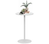 KHLMSRXJ Round Bar Table, Circular Cocktail Table Coffee Drink Side/End Table, High Top & Counter Height Dining Table for Bistro, Pub, Kitchen, Living Room, Easy Assembly(48x48x56cm)