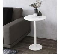 KHLMSRXJ Round Bar Table for Narrow Space, Sofa Side/End Table with Stable Base, Coffee Table for Indoor Outdoor, Circular Cocktail Dining Table for Home, Office and Kitchen(60x60x104cm)