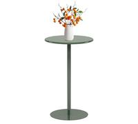 KHLMSRXJ Tall Top Round Bar Pub Table for Small Space, Counter Height Cocktail Bistro Tables, Kitchen Breakfast Dining Side Table, Coffee End Tables for Lounge Area, Club, Party, Green(70x70x72cm)