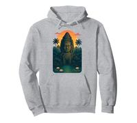 Khmer Bayon Temple Face Cambodia Design Sunset Vibe Pullover Hoodie