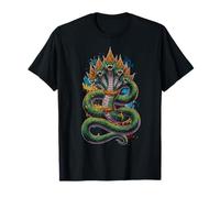 Khmer Naga Serpent Angkor Wat Myth Cambodia Art T-Shirt