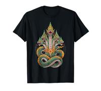 Khmer Naga Snake Cambodia Myth Sacred Serpent T-Shirt