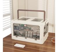 KHNR Medicine Storage Box with Handle,Extra Large First Aid Box with Removable Tray and Quick Access Top Lid Flap,5 Doors Open Medicine Organizer,Plastic Multipurpose Medicine Chest Container