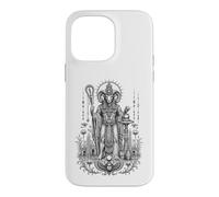 Khnum Ram Creator Ancient Egyptian Monochrome Art Case for iPhone 14 Pro Max