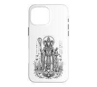 Khnum Ram Creator Ancient Egyptian Monochrome Art Case for iPhone 16 Pro Max