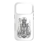 Khnum Ram Creator Ancient Egyptian Monochrome Art Case for iPhone 17 Pro