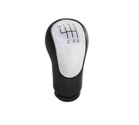 KHOFVSXWD Car Gear Knob Shifter Car Shift Knob Compatible with Fiesta for Transit for Connect for Fusion 2002-2020 5 6 Speed Gear Shift Knob Lever Change Knob Accessories(Silver,6 Speed)