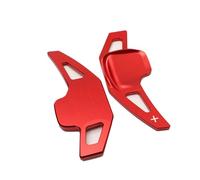 KHOFVSXWD Compatible with for X4 F26 2014-2017 for X3 F25 2010-2016 for X2 F39 2017-2018 Car Steering Wheel Gear Shifter Paddles Extensions Kit Gear Shift Paddles(Red)