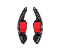 KHOFVSXWD Compatible with Seat for Alhambra 7n 2011-2015 for Leon for Fr 1p 2009-2012 Car Steering Wheel Paddle Shifter Extension Car Extend Sticker Gear Shift Paddles(Black)