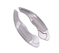 KHOFVSXWD Compatible with Volvo for S60 2014 2015 2016 for S80 XC70 V40 Car Steering Wheel Shift Paddle Extension Shifter Sticker Car Accessories Gear Shift Paddles(Silver)