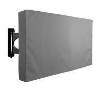 KHOMO GEAR - TITAN Series - Outdoor TV Cover Weatherproof Universal Protector for 40'' - 42'' LCD, LED, Television Sets - Works with Most Mounts & Stands. Built In Remote Controller Storage - Gray