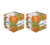 Khoolty Game, The 3D Maze Cube - Which Transforms Logic into Fun: Interactive Puzzle, Suitable for Children and Adults, Puzzle Cube, Develops Logic and Concentration(ORANG*2)