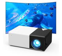 KHQ Mini Projector Projector Portable Wifi Compatible with 170 Inch Mini HD 1080P Movie Projector, Outdoor Projector Compatible with Phone/Tablet/Laptop/TV Stick/