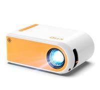 KHQ Update Mini Projector, HD 1080P Supported Portable Projector, Movie Projector for Outdoor Indoor Home Theater, Compatible with Android iOS Windows Devices Tablet TV Box PS5 Roku HDMI etc