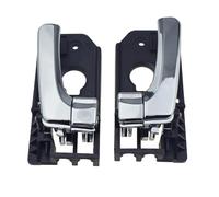 Khqdnh Car Interior Door Handle for Hyundai for Entourage 2007 2008 82610-4D010 82620-4D010 1/2/4PCS Left Right Side Interior Door Handles Chrome(Left and Right Side)