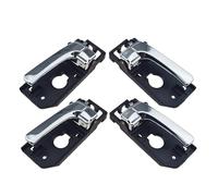 Khqdnh Car Interior Door Handle for Hyundai for Entourage 2007 2008 82610-4D010 82620-4D010 1/2/4PCS Left Right Side Interior Door Handles Chrome(Door Handle Set x4)