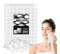 Khrgovd 100PCS Compressed Towel Tablets Disposable Compressed Towel Tablets,Bulk Coin Tissues,Disposable and portable face towels suitable for travel, Camping, Sports, Beauty Salons, Home use