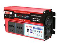 KHRKHHXLA 1000W 2000W Power Inverter 12V DC to 110V/240V AC Converter Dual AC Outlets and 4 2.1A USB Car Inverter for Laptop Smartphone 12Vto230V-1000W(1500W,12Vto110V)