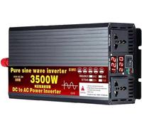 KHRKHHXLA 3500W to 8000W Peak Pure Sine Wave Inverter 12V to 220V AC Converter for Truck Home RV Off-Grid Solar Power Inverter 5000W-48Vto110V(3500W,60Vto110V)