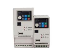 KHRKHHXLA 380V VFD 0.75/1.5/2.2/3.7/5.5KW 1/2/3HP Variable Frequency Drive Converter Motor Speed Vector Control Small Inverter(0.75KW)