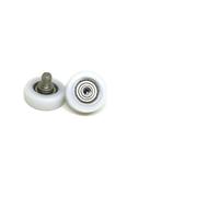 KHRKHHXLA 5 Pieces 24mm OD POM Coated Bearings with M6 Screws BS62624-8C9L10M6 M6x24x8 Plastic Pulleys with M6 Rod Bolts(OD19 x W7 x M5)