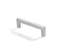 khtumeware 2 Pack 3-1/2inch(89mm) Hole Center Brushed Satin Nickel Cabinet Pulls Solid Heavy-Duty Square Cabinet Handles Drawer Pulls Kitchen Cabinet Hardware Kitchen Handle