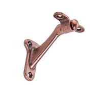 khtumeware 2 Pack 3 Inch Antique Copper Hand Rail Bracket Heavy Duty Hardware for Stairways, Home or Office Vintage Stair Support Handrail Brackets