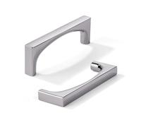 khtumeware 2 Pack Solid Handles 3-Inch(76mm) Polished Chrome Cabinet Pulls,Heavy Duty for Kitchen Cabinets, Cupboards, Drawers and Bathroom Hardware