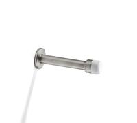 Khtumeware 3" Brushed Satin Nickel Premium Door Stoppers,Metal Solid Rigid Door Stop 4 Pack, Sound Dampening Door Stop Bumper Wall Protetor