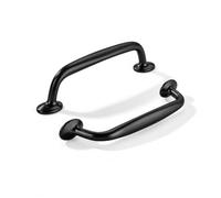 khtumeware 5-Pack 3-Inch Matte Black Cabinet Pulls, Solid Drawer Handles | Solid Heavy-Duty Traditional Cabinet Pull With Premium Polished Finish; Ideal For Kitchen, Cupboard, Drawer