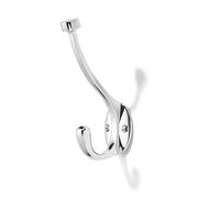 khtumeware The 3 Pack Heavy-Duty zinc Alloy Polished Chrome Coat Hook is Suitable for bathrooms, Behind Doors, bedrooms, corridors, and is a Powerful Hook for Both Household and Commercial use