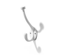 khtumeware The 3 Pack Heavy-Duty zinc Alloy White Coat Hook is Suitable for bathrooms, Behind Doors, bedrooms, corridors, and is a Powerful Hook for Both Household and Commercial use