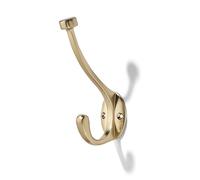 khtumeware The 5 Pack Heavy-Duty zinc Alloy Champagne Bronze Coat Hook is Suitable for bathrooms, Behind Doors, bedrooms, corridors, and is a Powerful Hook for Both Household and Commercial use